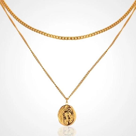 Coin chain necklace - Picture 2 of 4